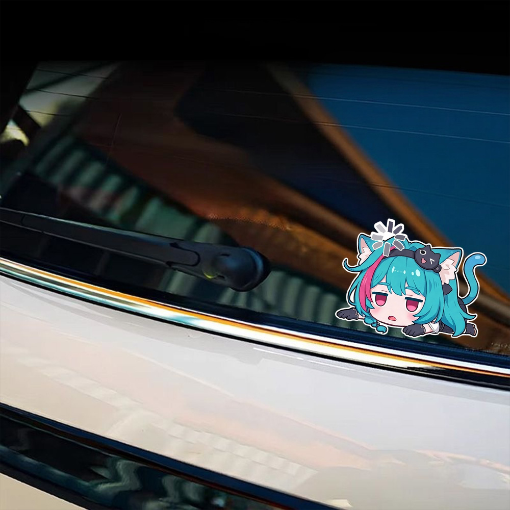 Laptop Accessories Kids - Naklejki na samochód z motywem anime,