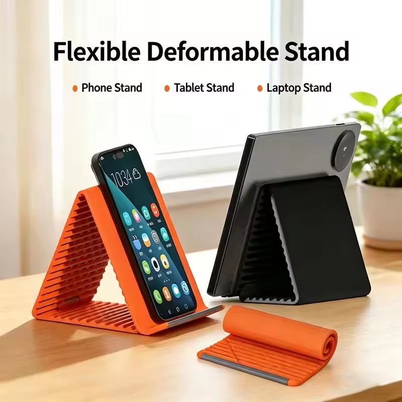 Laptop Stand Portable - Uniwersalny, przenośny silikonowy stojak na telefon,