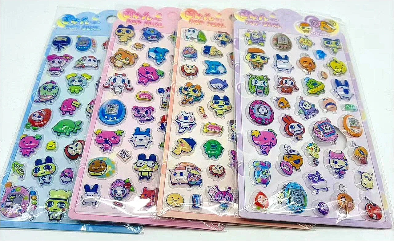 Laptop Accessories Kids - Nowe, trójwymiarowe naklejki z reliefowym wzorem