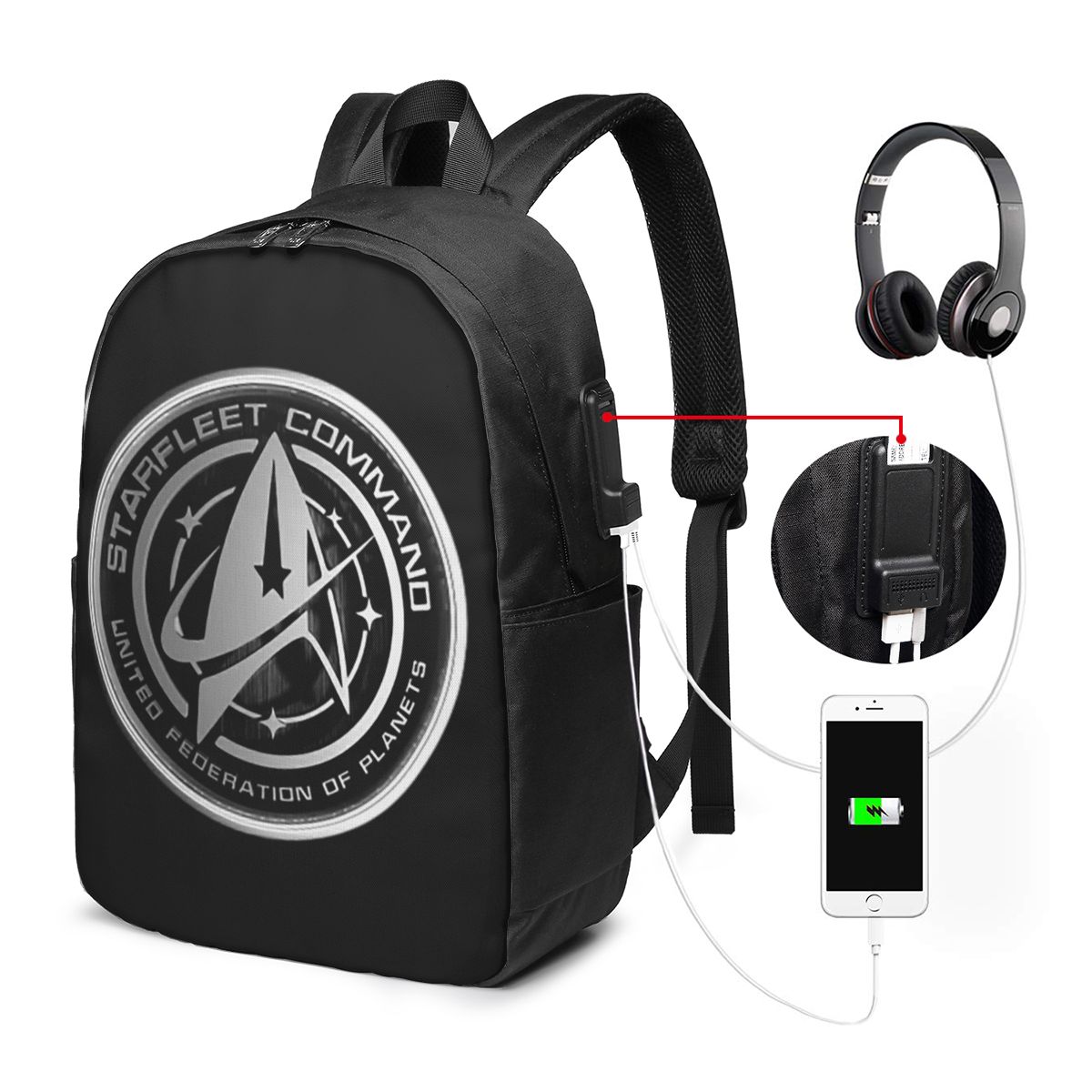 Laptop Original Accessories - Plecak Star Trek, serial science fiction,