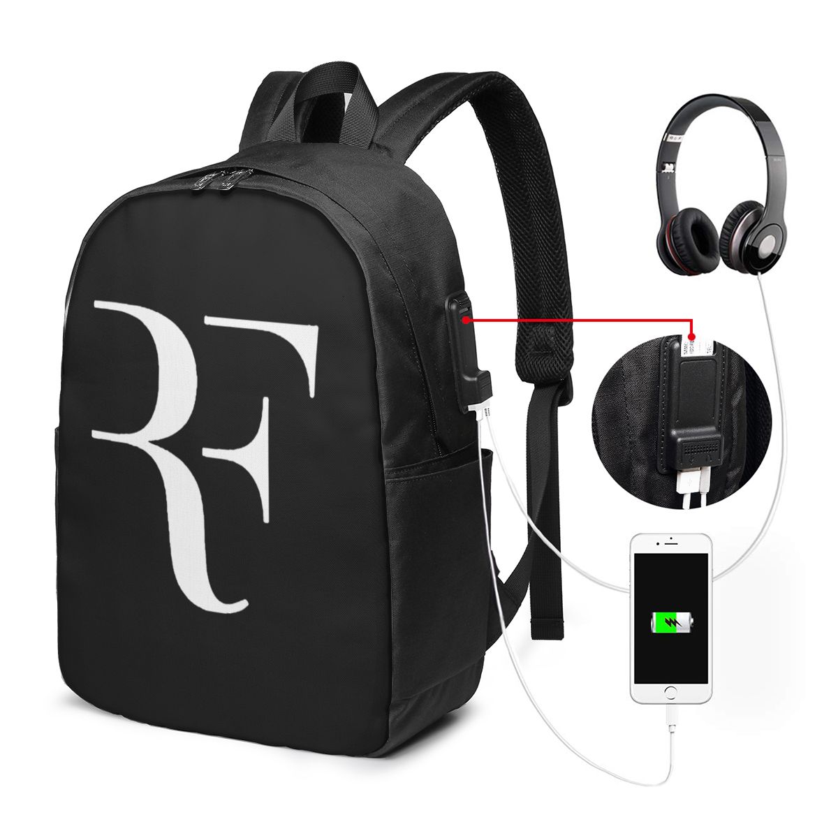 Laptop Original Accessories - Plecak Roger Federer, torba podróżna na
