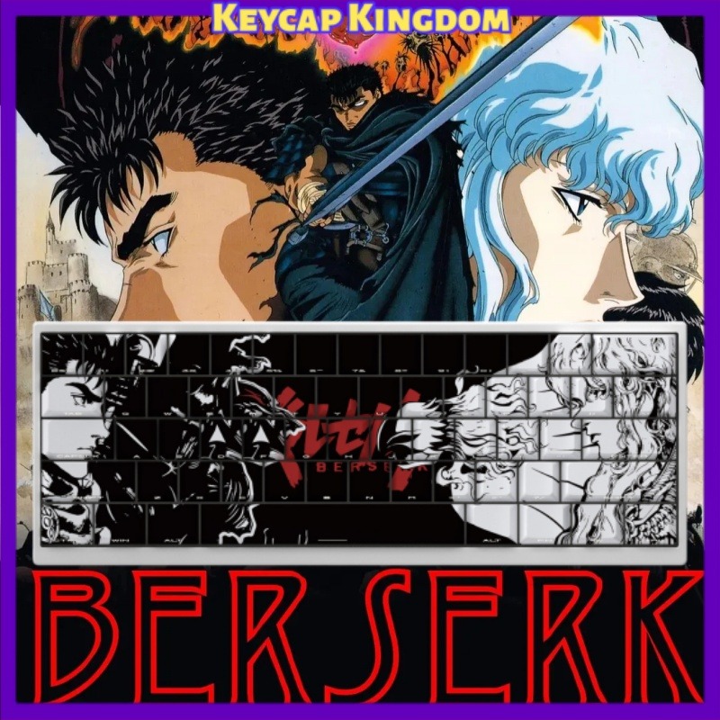 Laptop Accessories Gifts - Klawisze BERSERK Anime, 98 klawiszy, mechaniczna