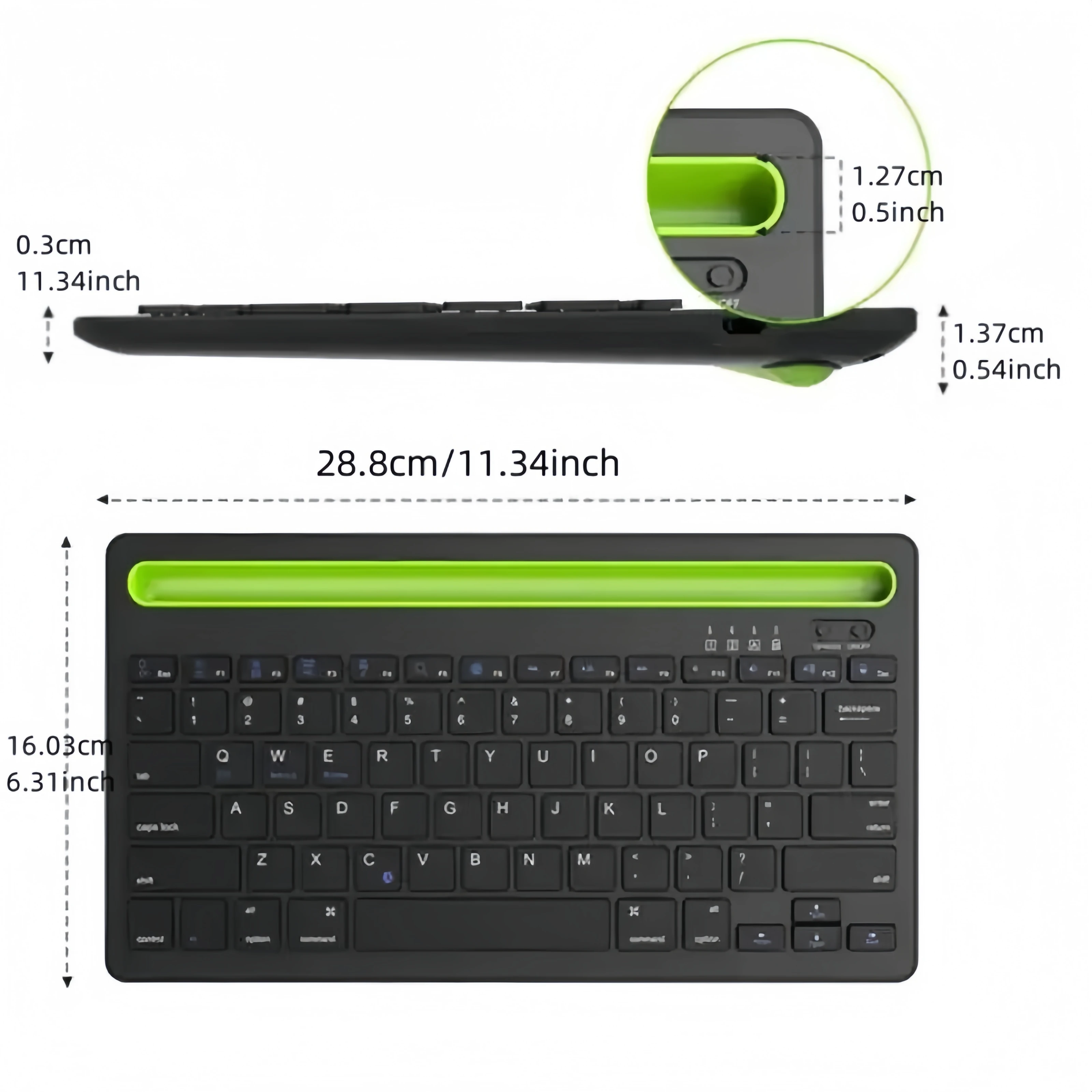 Klawiatura Bluetooth kompatybi – Laptop Accessories Holder recenzja i cena