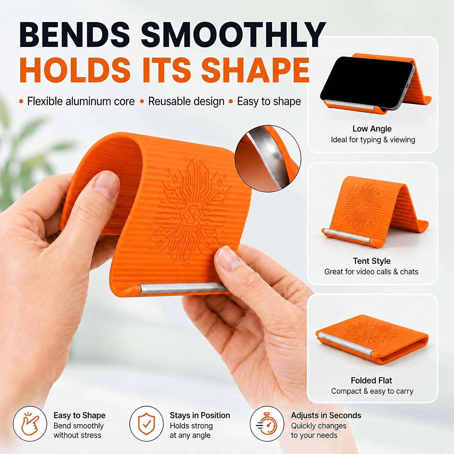 Elastyczny, składany silikonow – Laptop Stand Portable recenzja i cena