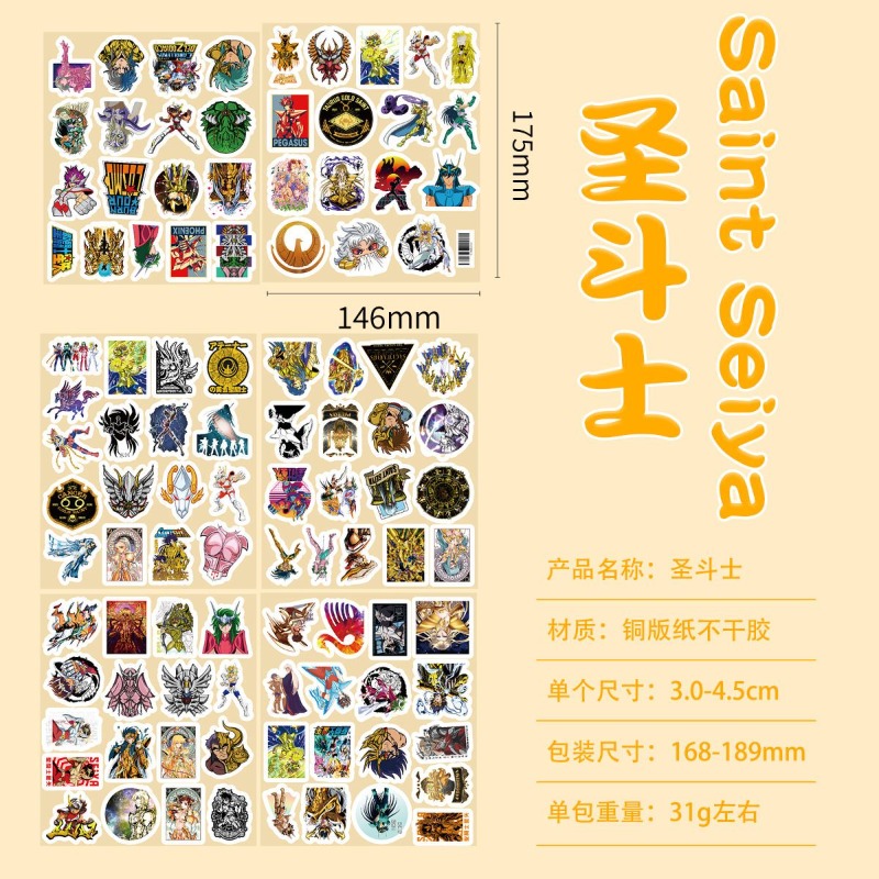101 szt. Naklejki Anime Saint  – Laptop Original Accessories recenzja i cena