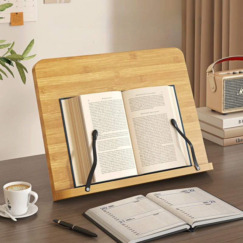 Drewniany stojak na książki, w – Laptop Accessories Holder recenzja i cena