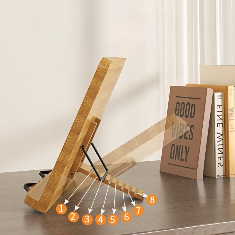 Drewniany stojak na książki, w – Laptop Accessories Holder recenzja i cena