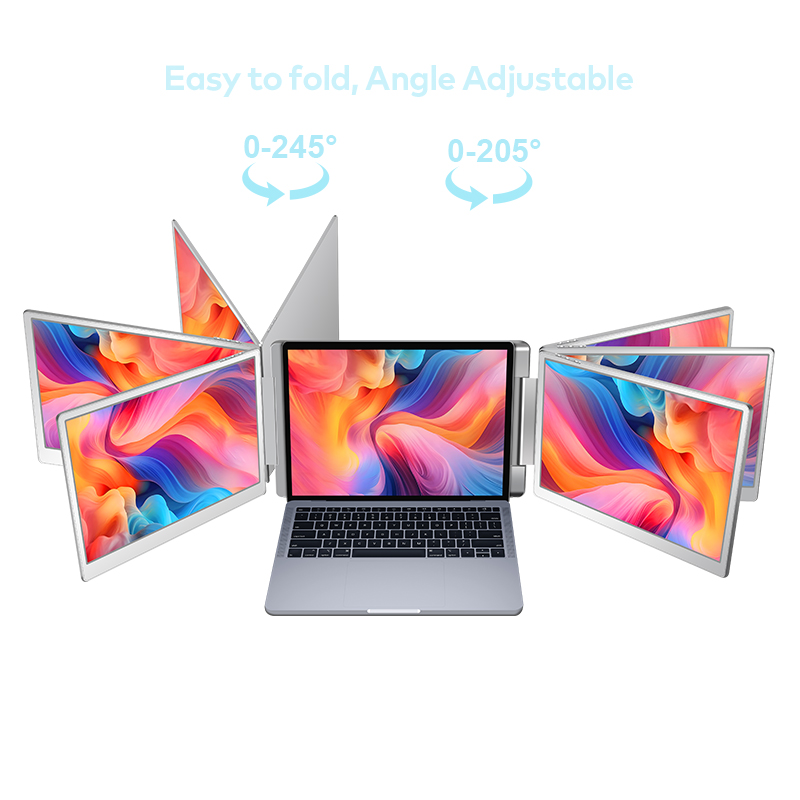 Przenośny monitor LCD z dwoma  – Laptop Stand Portable recenzja i cena