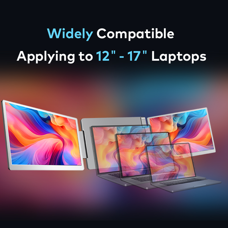 Przenośny monitor LCD z dwoma  – Laptop Stand Portable recenzja i cena