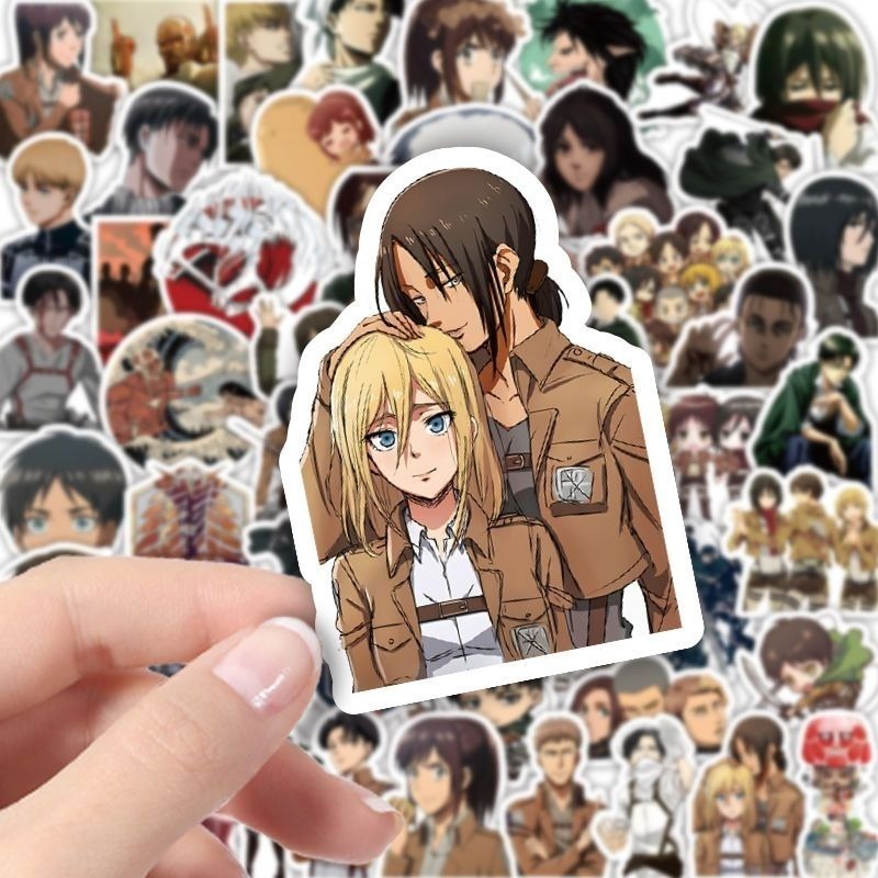 60 szt. Naklejek Anime Atak Ty – Laptop Original Accessories recenzja i cena