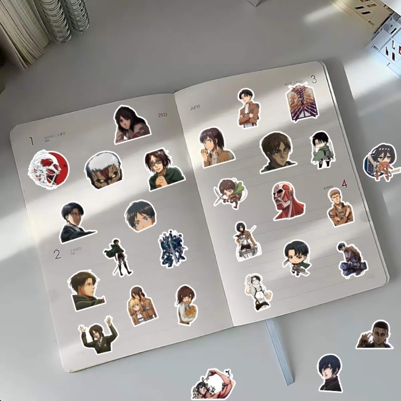 60 szt. Naklejek Anime Atak Ty – Laptop Original Accessories recenzja i cena