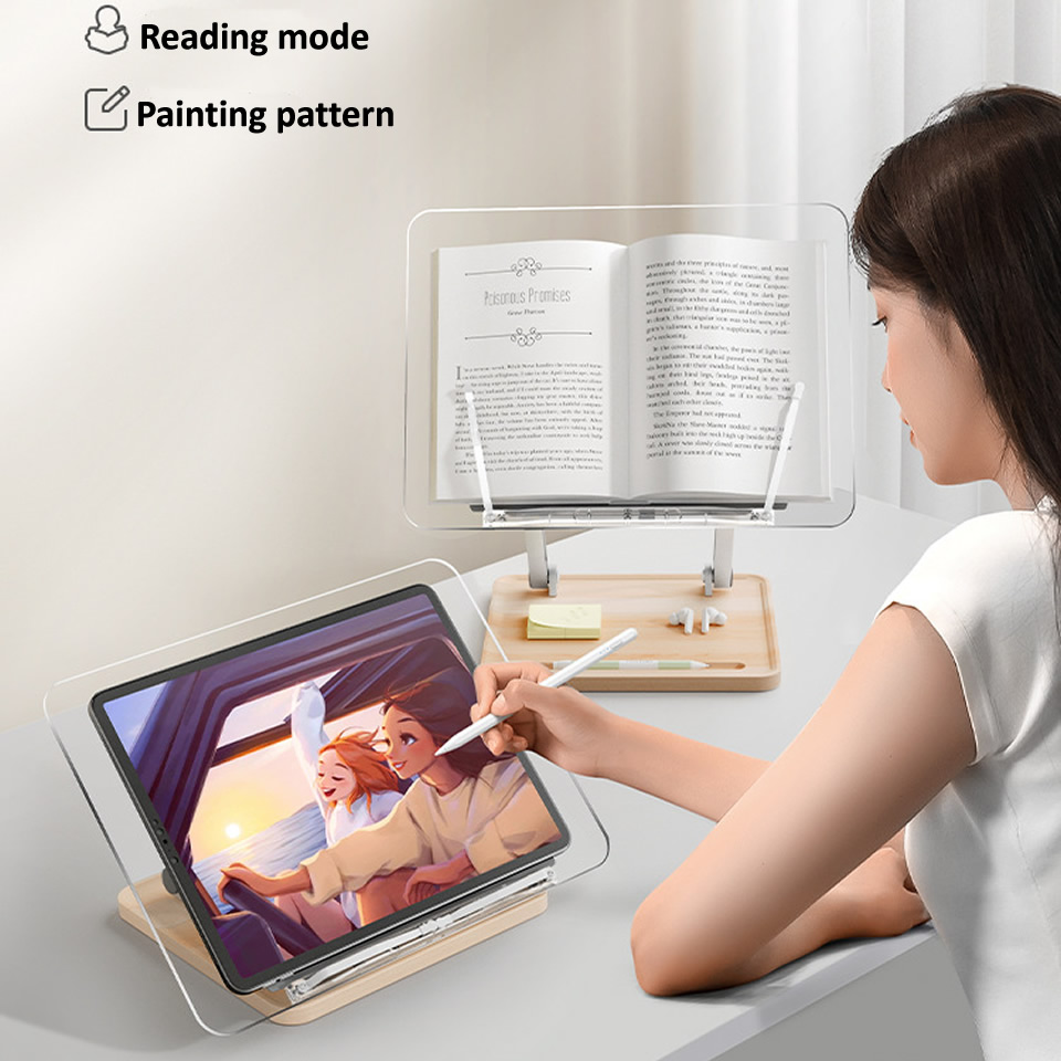 Drewniany stojak do czytania z – Laptop Accessories Holder recenzja i cena